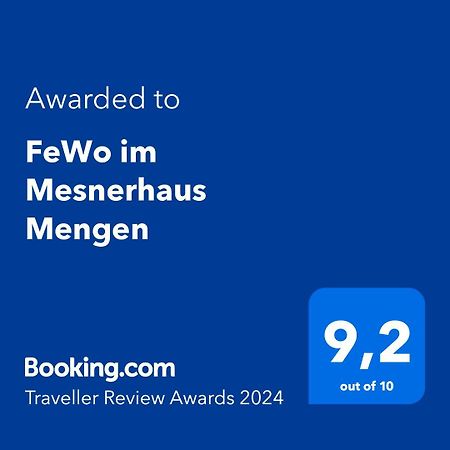 Fewo Im Mesnerhaus Mengen Екстер'єр фото
